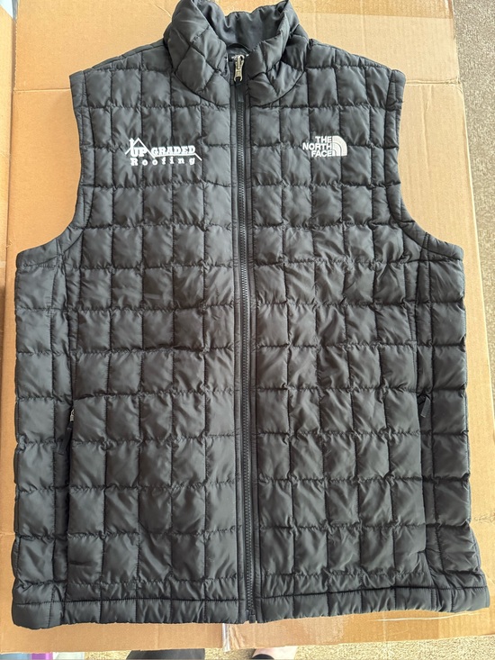 The North Face Other - The North Face Men’s  M ThermoBall Eco Vest Full Zip Puffer Black Logo